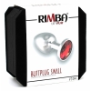 Anal Plug Small Metal With Crystal Argintiu Thumb 2