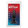 Anal Plug Smooth Mediu Negru Thumb 2