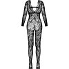 Catsuit Cottelli Collection Mary Negru S-L Thumb 1