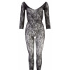 Catsuit No:Xqse Reina Negru S-L