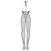 Catsuit Obsessive N106 Negru S-L Thumb 1