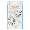 Cătușe Furry Fun Zebra Plush Alb Thumb 3