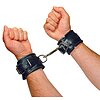 Cătușe Mâini Leather Cuffs Negru Thumb 2