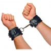 Cătușe Mâini Leather Cuffs Negru Thumb 2