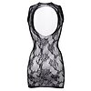 Chemise Le Desir High Neck Lace Mini Dress Negru S-L Thumb 1