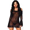 Chemise Leg Avenue Off The Shoulder Negru XS-L Thumb 2