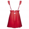 Chemise Obsessive 863-BAB Roșu S-M Thumb 1