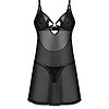 Chemise Obsessive Alliane Negru S-M