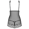 Chemise Obsessive Firella Negru S-M Thumb 1