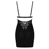 Chemise Obsessive Maderris Negru XS-S Thumb 1