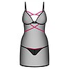 Chemise Obsessive Novenes Negru XS-S Thumb 1