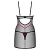 Chemise Obsessive Novenes Negru XS-S Thumb 2