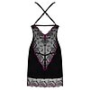 Chemise Obsessive Vanessme Negru S-M Thumb 1