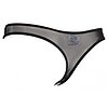 Chilot Amorable Open Pearls Negru S-L Thumb 1