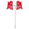 Choker Obsessive Bergamore Roșu Thumb 1