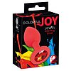 Colorful Joy Jewel Plug Roșu Thumb 4