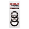 Set 3 Inele Penis COLT Negru Thumb 1
