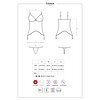 Corset Cu Șnur Obsessive Contica Negru S-M Thumb 2