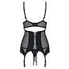 Corset Obsessive Amallie Negru L-XL Thumb 1