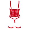Corset Obsessive Belovya Roșu XS-S Thumb 1