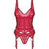 Corset Obsessive Cupide Desir Roșu S-M