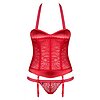 Corset Obsessive Flameria Rosu S-M