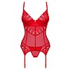 Corset Obsessive Ingridia Roșu XL-2XL