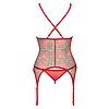 Corset Obsessive Jollymore Roșu XS-S Thumb 1