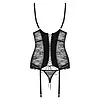 Corset Obsessive Laurise Negru L-XL Thumb 1