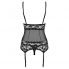 Corset Obsessive Letica Negru S-M Thumb 1