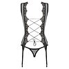 Corset Obsessive Meshlove Negru L-XL Thumb 1