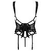 Corset Obsessive Setilla Negru S-M Thumb 1