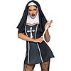 Costum Leg Avenue Naughty Nun Negru XS Thumb 2