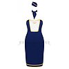 Costum Obsessive Stewardess Albastru M-L Thumb 2