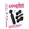 Couples Choice Wand – 12 Moduri, încălzire 41°C, Reîncărcabil Negru Thumb 7