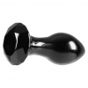 Anal Plug Crystal Gem Negru Thumb 1