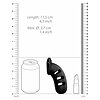 Cusca de Castitate Man Cage Silicon Model 21 Negru Thumb 1