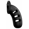 Cusca de Castitate Man Cage Silicon Model 21 Negru Thumb 2