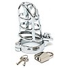 Cușcă Penis Male Chastity Device Argintiu Thumb 1