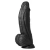 Demon Monster Vibrant Negru — 9 Moduri, 27cm