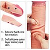 Dildo 12 Dual Layered Platinum Natural Thumb 2
