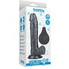 Dildo 23cm Cu Ejaculare Extremă Negru Thumb 7