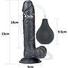 Dildo 23cm Cu Ejaculare Extremă Negru Thumb 2
