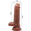 Dildo Baron Glide And Slide-Skin 18.5 cm Maro Thumb 1