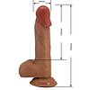 Dildo Catoblepas 20cm Curbat Realist cu Ventuză Thumb 4