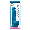 Dildo Colours NS Novelties Albastru 22cm Thumb 1