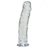 Dildo Crystal Clear Medium Transparent