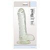 Dildo Cu Ventuză Jelly Real Rapture 25.5cm Transparent Thumb 1