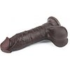Dildo cu Ventuză Sliding Skin Dual Layer Dong Maro Thumb 4