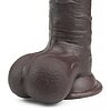 Dildo cu Ventuză Sliding Skin Dual Layer Dong Maro Thumb 13